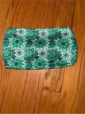 Green Floral Pattern Dive Headband